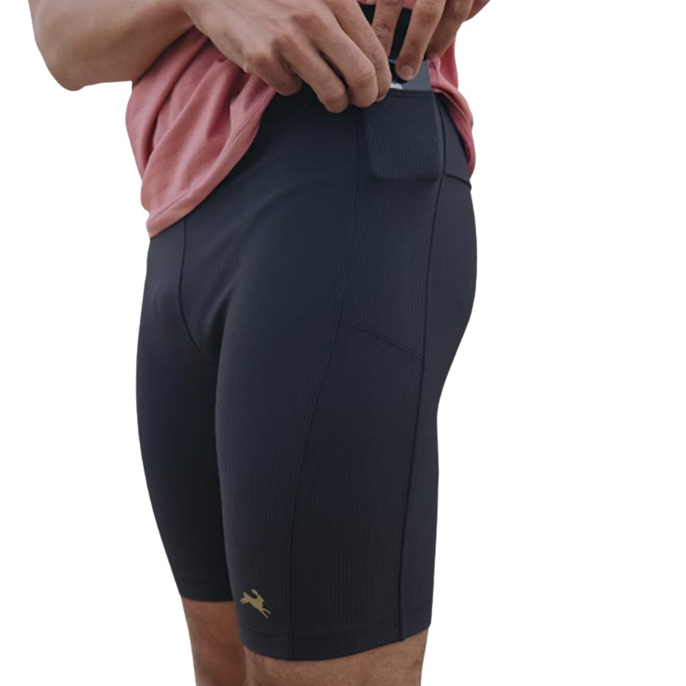 Tracksmith Twilight Half Tights - Lined - BlackToe Running