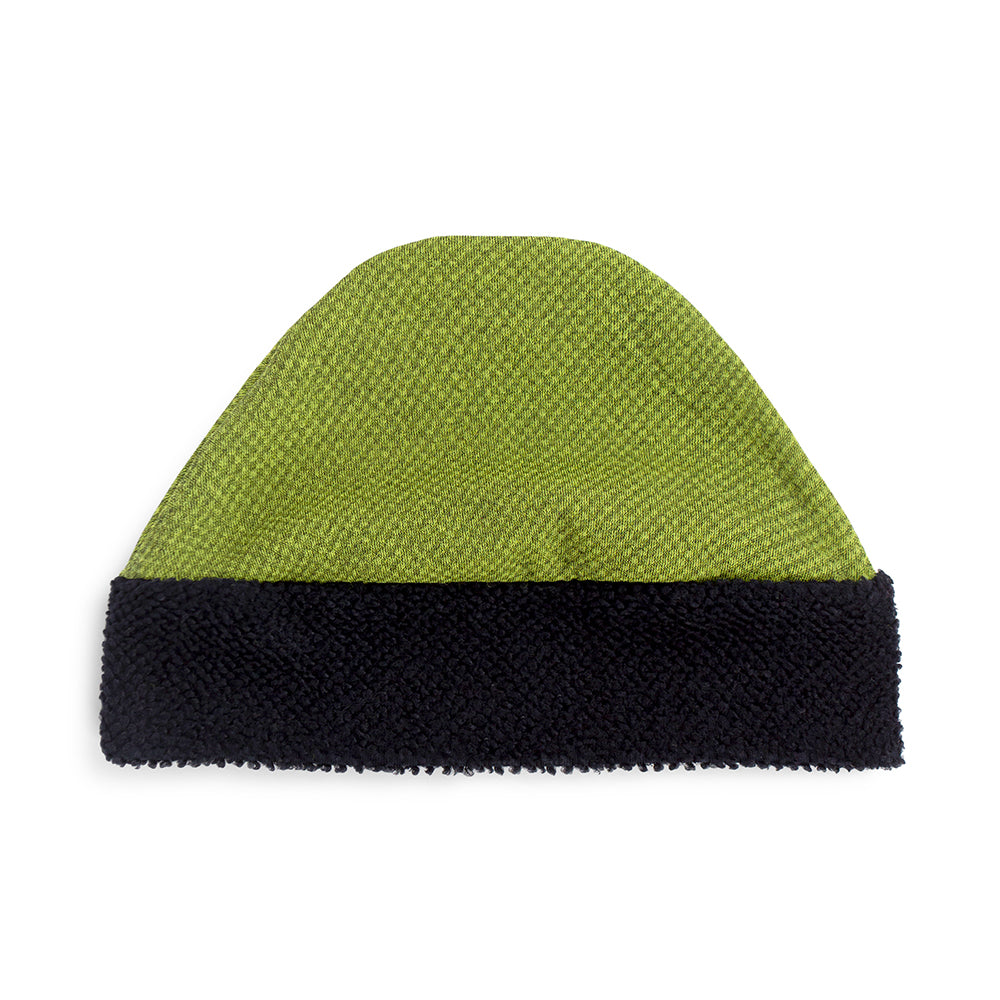 Ciele UH Beanie - BlackToe Running#colour_lime-green