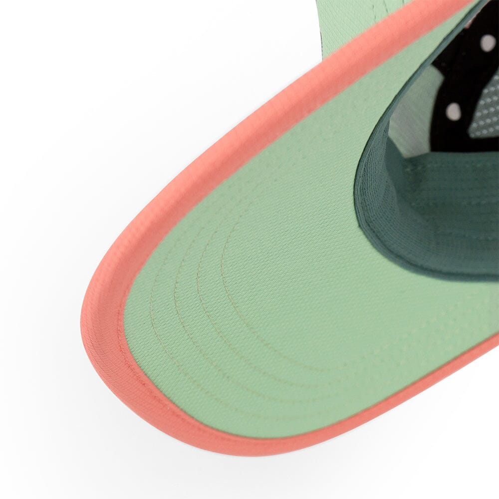 Ciele GOCap Field Iconic Bar - BlackToe Running#colour_pistachio-silver-pine