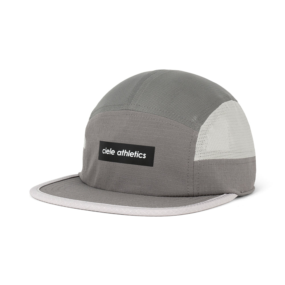 Ciele GOCap Field Iconic Bar - BlackToe Running#colour_shadow-airy-grey