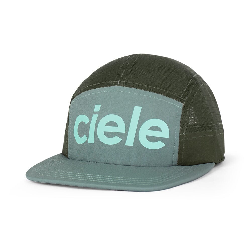 Ciele GOCap Comp Century - BlackToe Running#colour_silver-pine-seaweed