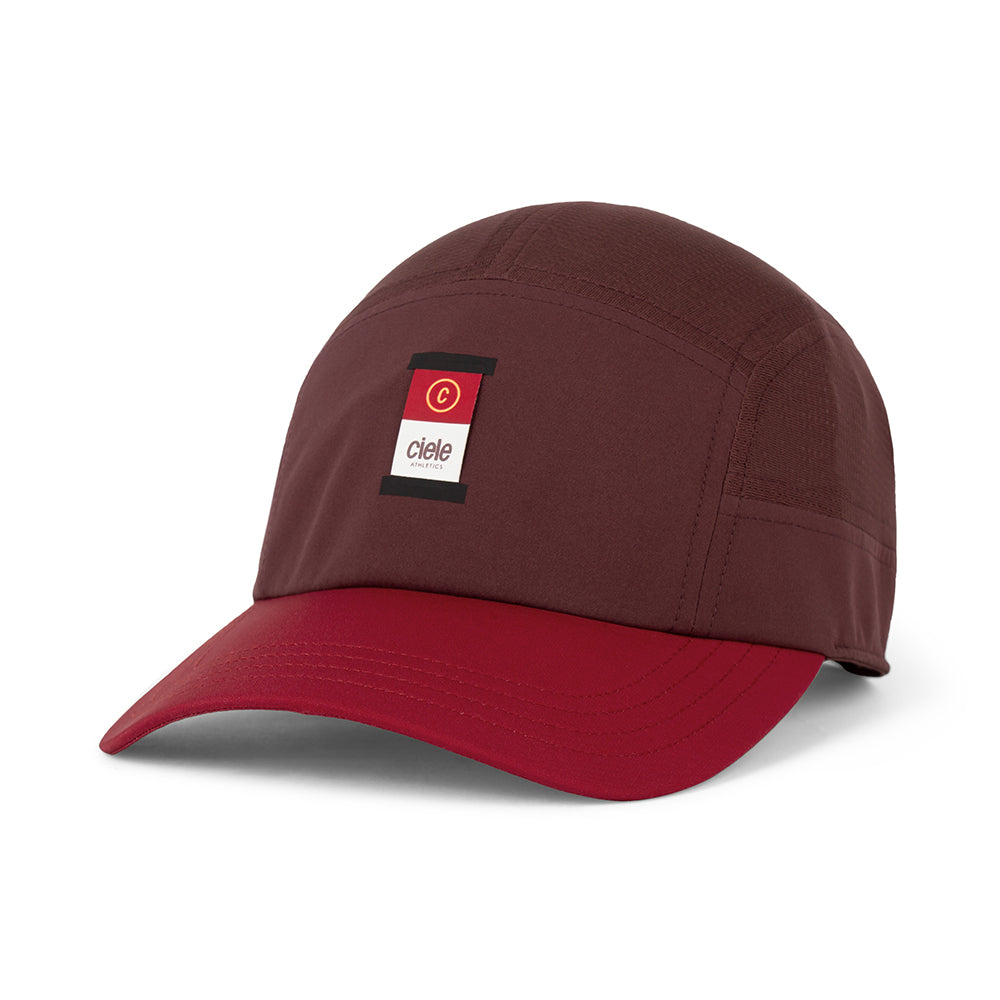 Ciele GOCap SC Comp C Cube - BlackToe Running#colour_dark-wine-red