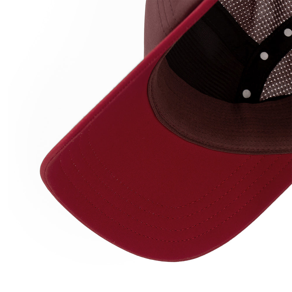 Ciele GOCap SC Comp C Cube - BlackToe Running#colour_dark-wine-red