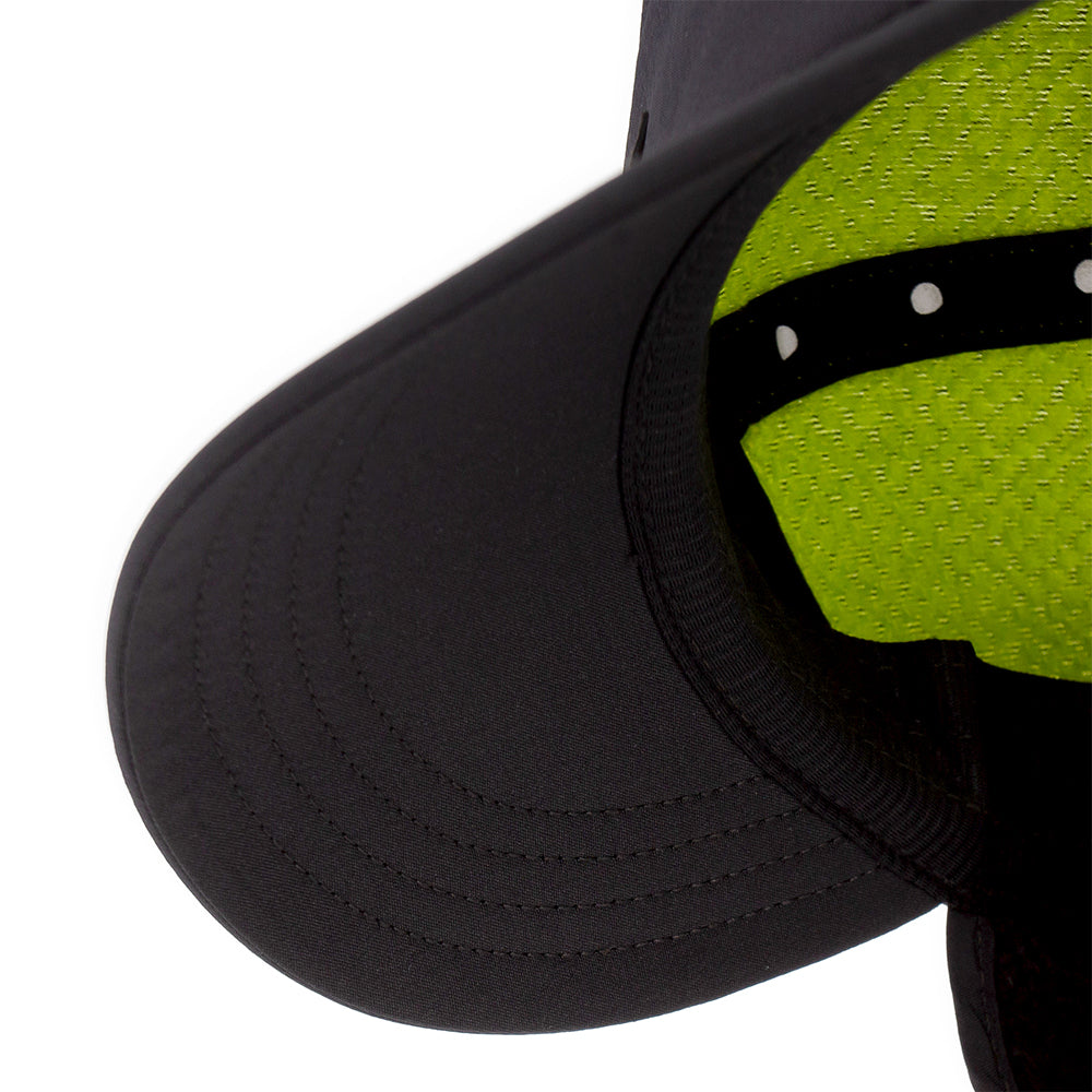 Ciele FSTCap SC FLTWND Iconic Athletics - BlackToe Running#colour_lime-green