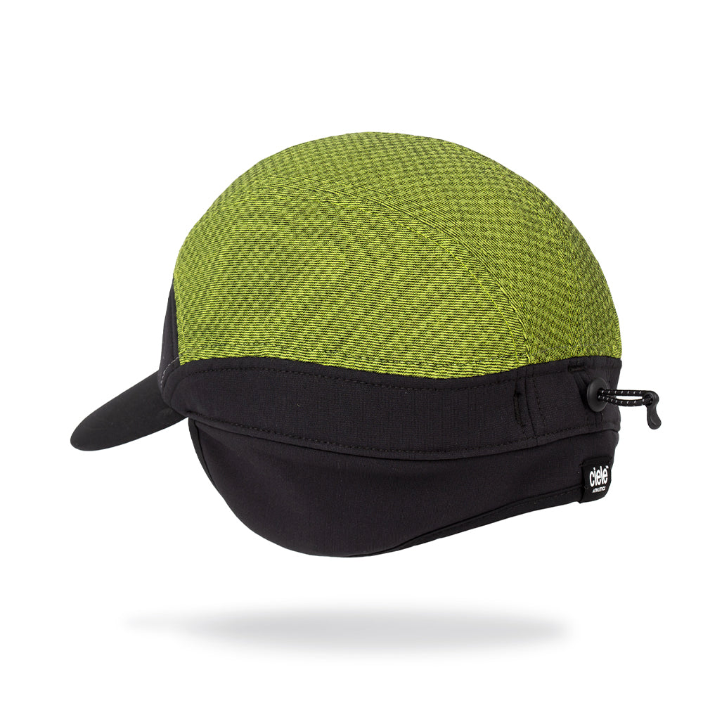 Ciele FSTCap SC FLTWND Iconic Athletics - BlackToe Running#colour_lime-green