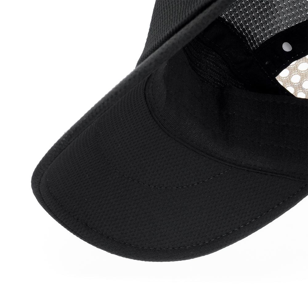 Ciele FSTCap SC Short Brim EQ Iconic Bar SL - BlackToe Running#colour_whitaker