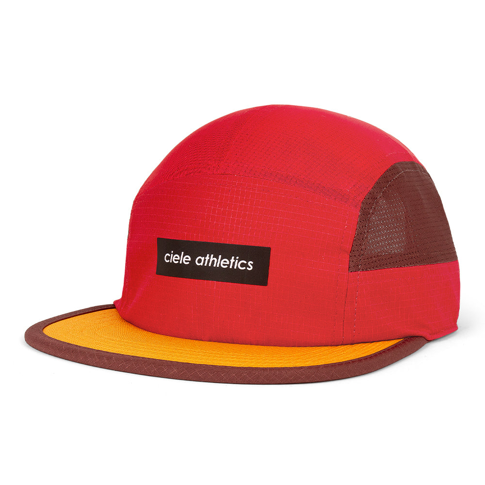Ciele GOCap Field Iconic Bar - BlackToe Running#colour_red-andorra