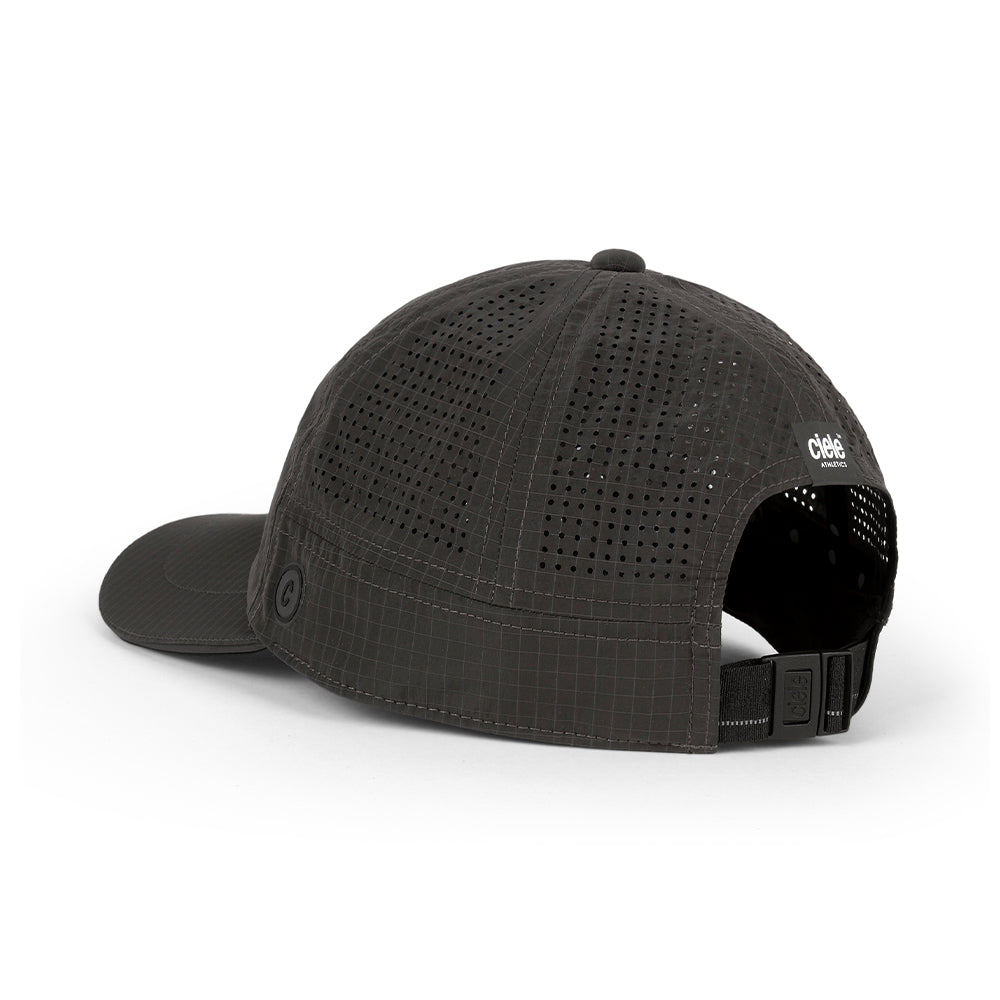 Ciele CRWCap SC Icon Side CircleC - BlackToe Running#colour_whitaker