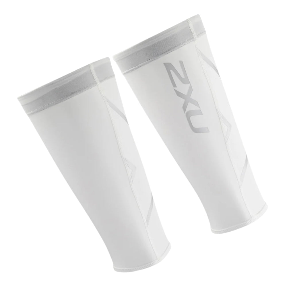 2XU X Compression Calf Guards - BlackToe Running#colour_white