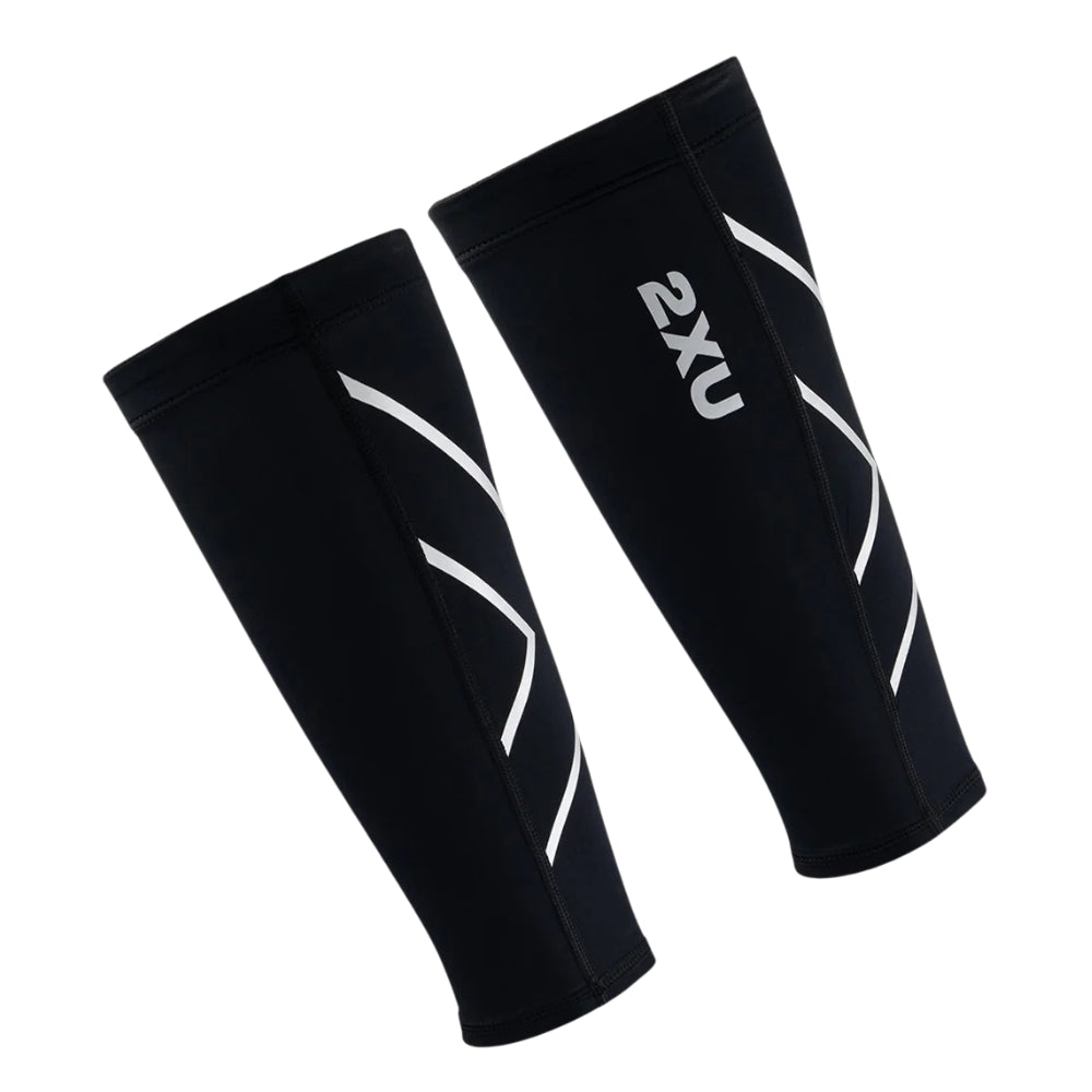 2XU X Compression Calf Guards - BlackToe Running#colour_black