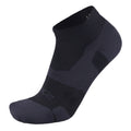 2XU Vectr Light Cushion 1/4 Crew Compression Socks - BlackToe Running#colour_black-titanium