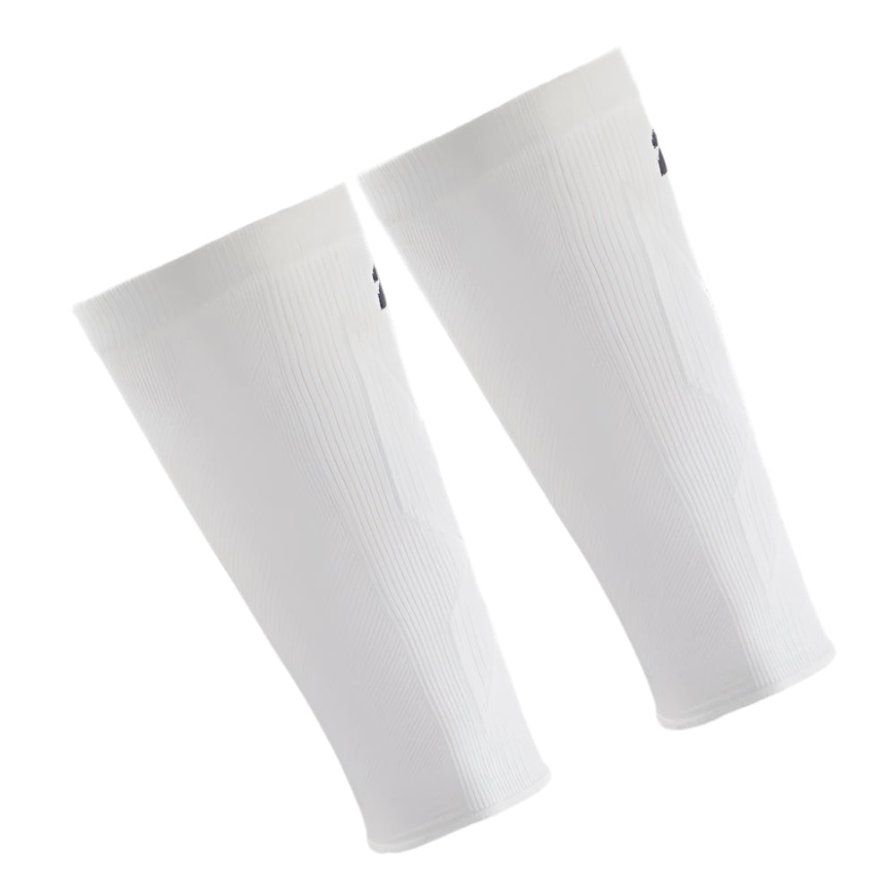 2XU X Compression Calf Sleeves - BlackToe Running#colour_white