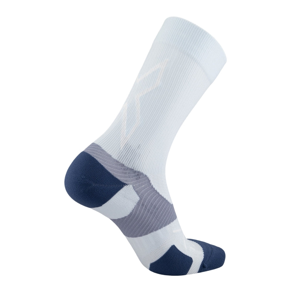 2XU Vectr Light Cushion Crew Socks - BlackToe Running