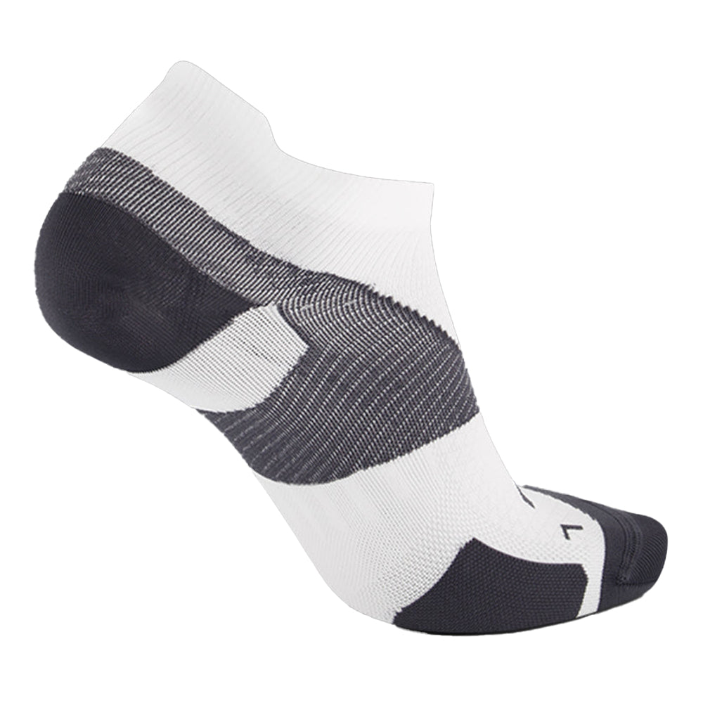 2XU Vectr Ultralight Cushion 1/4 Crew Compression Socks - BlackToe Running