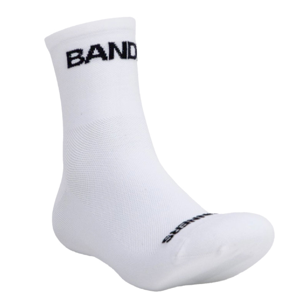 Bandit Running Lite Run Socks W/ COOLMAX - BlackToe Running#colour_white