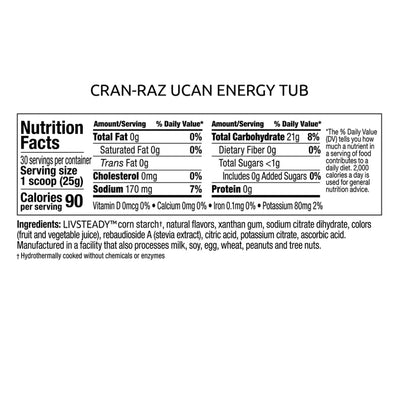 UCAN Energy Tub - BlackToe Running#flavour_cran-raz