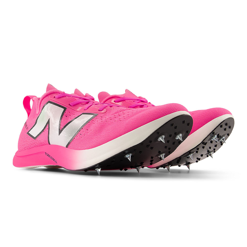 New Balance Gabby Thomas FuelCell SuperComp MD-X v3 - BlackToe Running#colour_pink-heat-nb-103-white