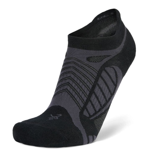 Balega Ultralight Weight Contoured Light Cushion No-Show Tab Socks - BlackToe Running#colour_black