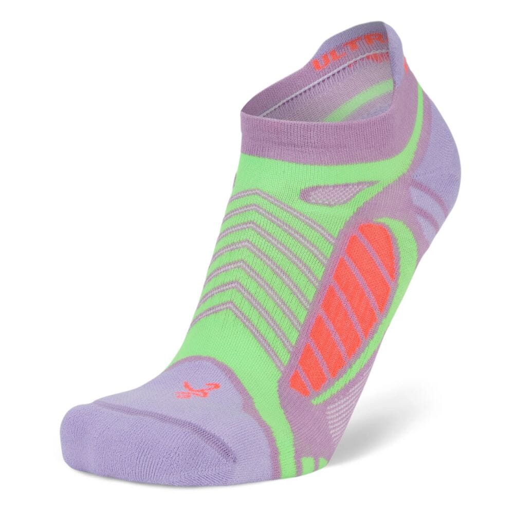 Balega Ultralight Weight Contoured Light Cushion No-Show Tab Socks - BlackToe Running#colour_bright-lilac