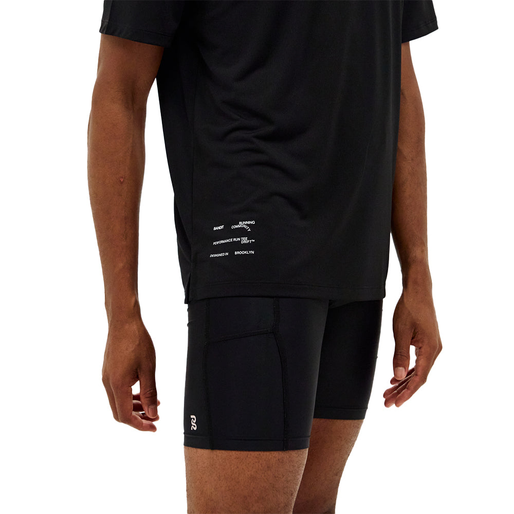 Bandit Running Men's Drift™ Performance Training Tee - BlackToe Running