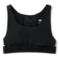 Ciele Women's QCK High Support Bra - BlackToe Running#colour_shadowcast-black