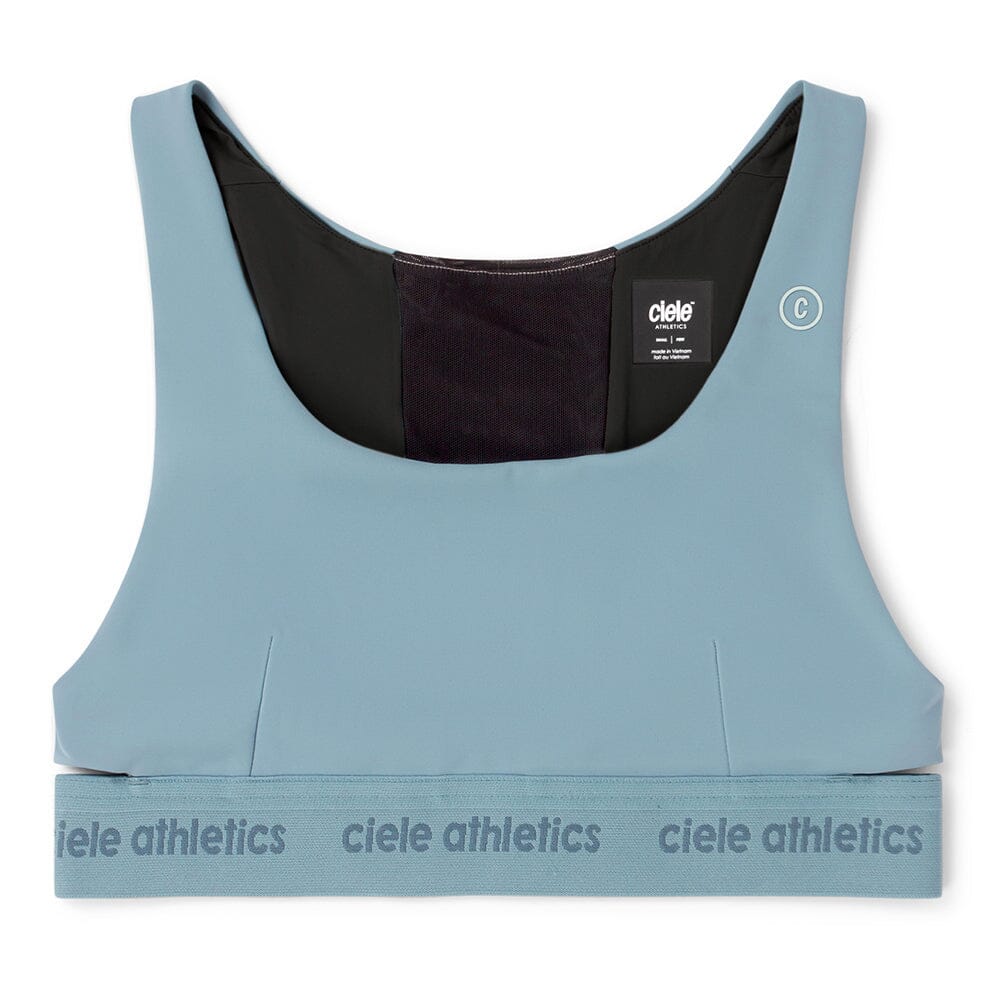 Ciele Women's QCK High Support Bra - BlackToe Running#colour_chambray