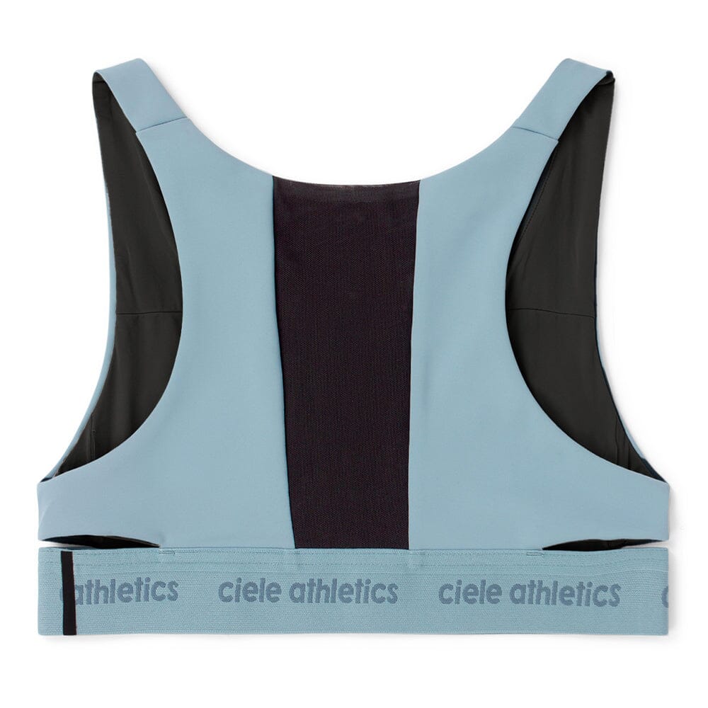 Ciele Women's QCK High Support Bra - BlackToe Running#colour_chambray