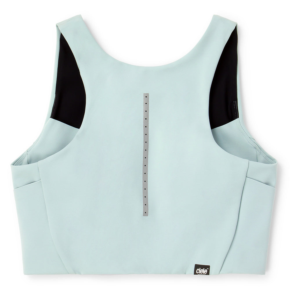 Ciele Women's FST Medium Support Bra - BlackToe Running#colour_sterling-blue