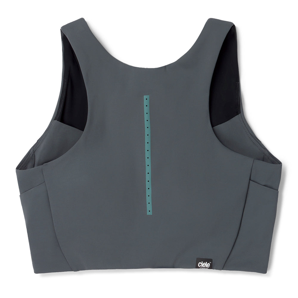 Ciele Women's FST Medium Support Bra - BlackToe Running#colour_ocean