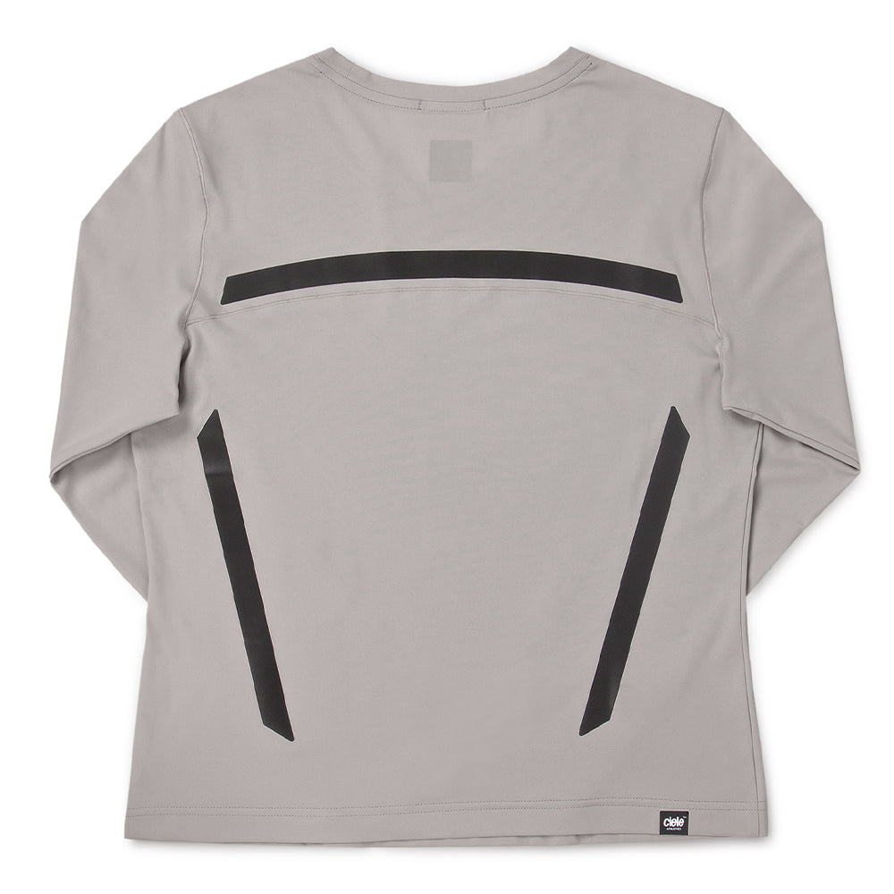 Ciele Women's DLY Long Sleeve - BlackToe Running#colour_niterite