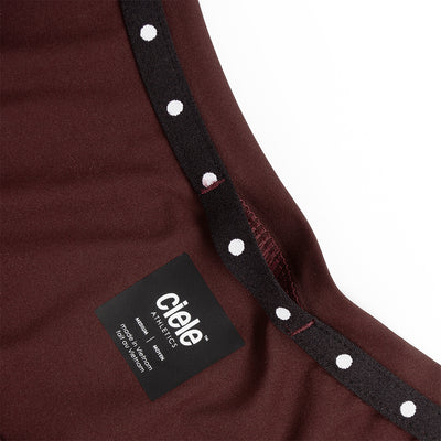 Ciele Women's DLY Long Sleeve - BlackToe Running#colour_dark-wine-red