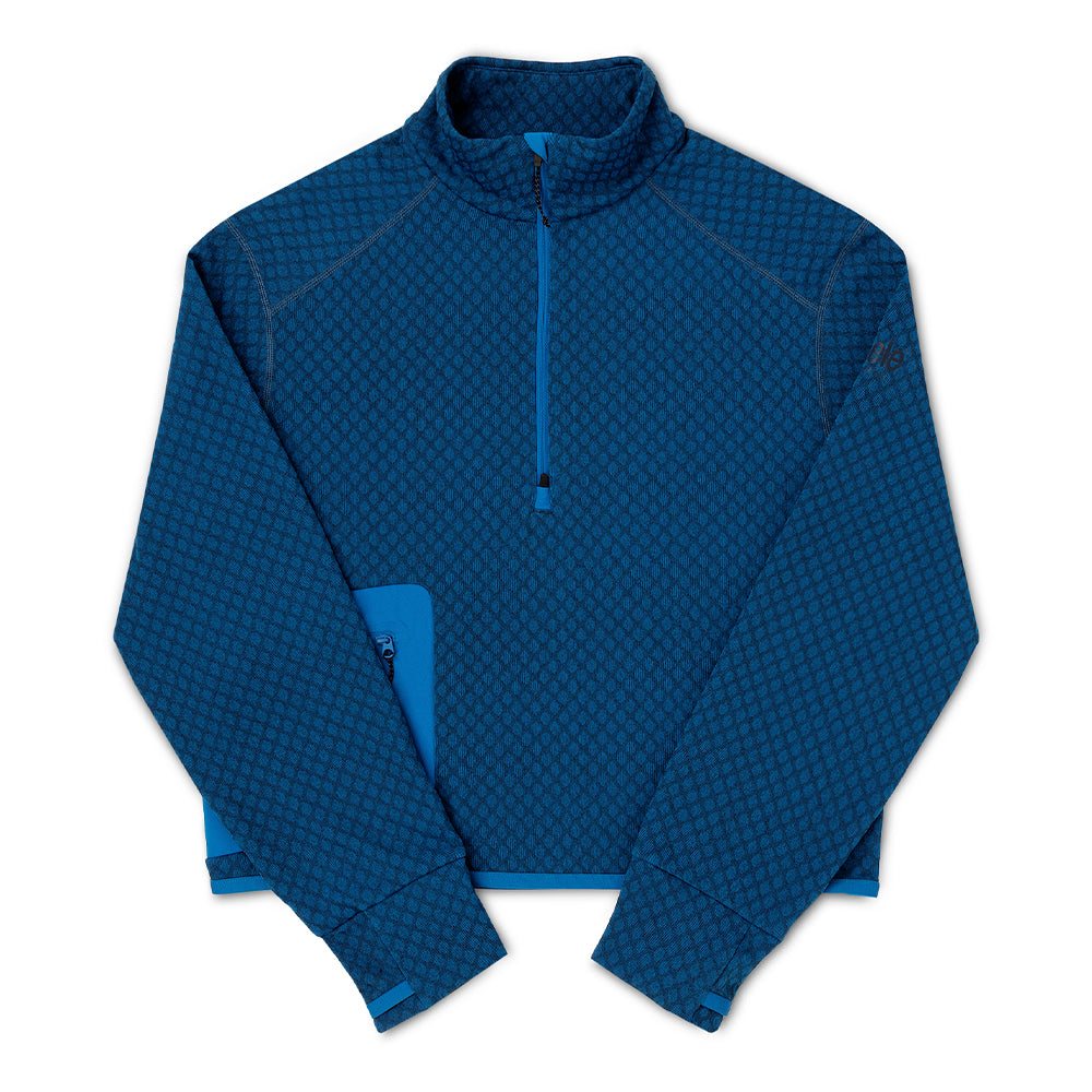 Ciele Women's VLV Half Zip - BlackToe Running#colour_azure