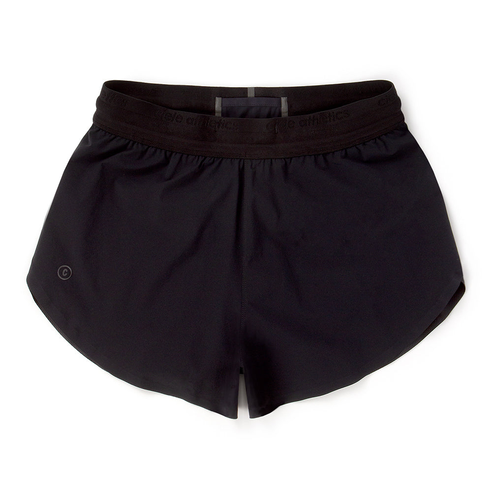 Ciele Women's ICNShort 3" Brief Short - BlackToe Running#colour_shadowcast