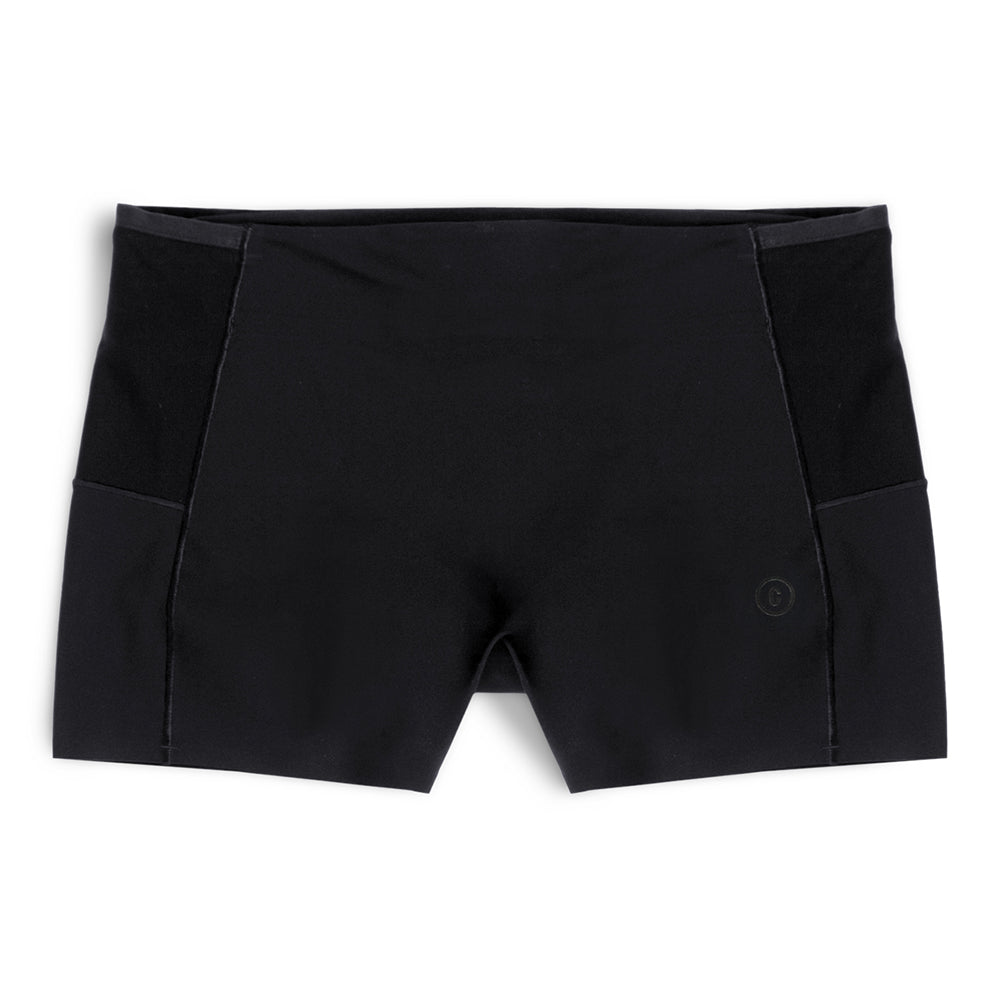 Ciele Women's CRGTight Short 3.5" - BlackToe Running#colour_shadowsphinx