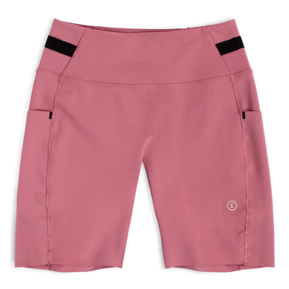 Ciele Women's FSTTight 7" Short - BlackToe Running#colour_deco-rose