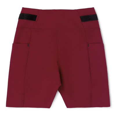 Ciele Women's FSTTight 7" Short - BlackToe Running#colour_crimson-red