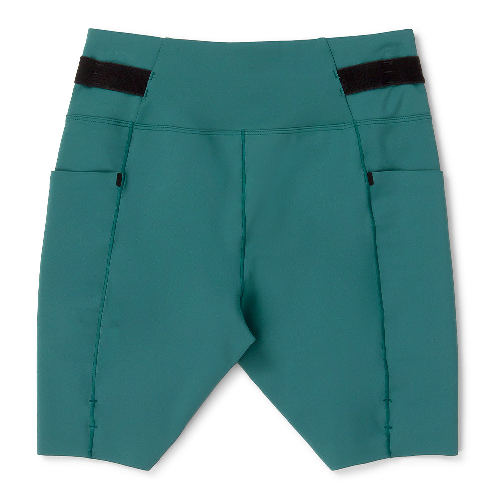 Ciele Women's FSTTight 7" Short - BlackToe Running#colour_dark-harbor