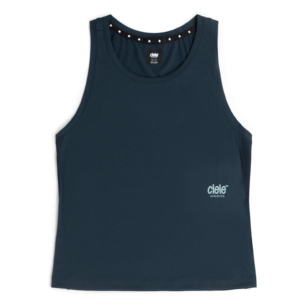 Ciele Women's DLY Singlet - BlackToe Running#colour_deep-space