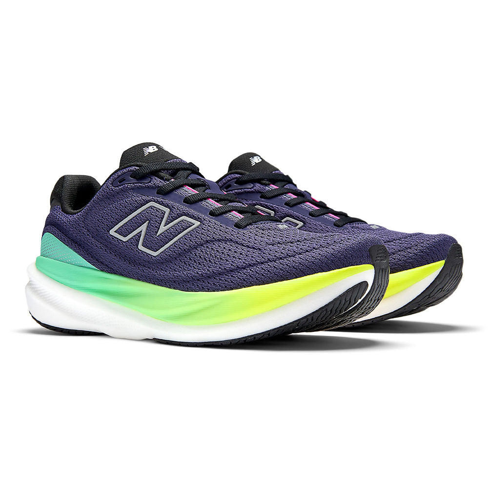 New Balance Women's 1080v15 - BlackToe Running#colour_boysenberry-alkaline-green
