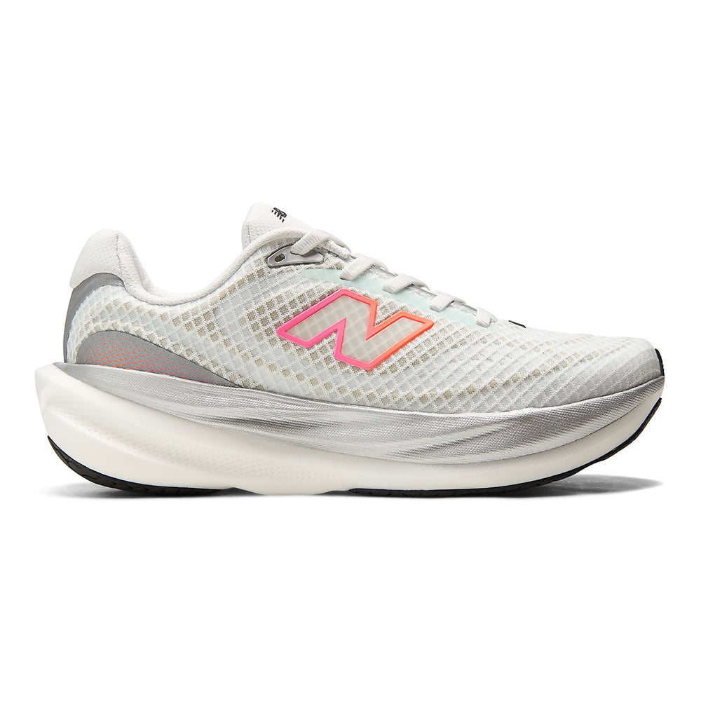 New Balance Women's 1080v15 Breathe - BlackToe Running#colour_white-pink-heat