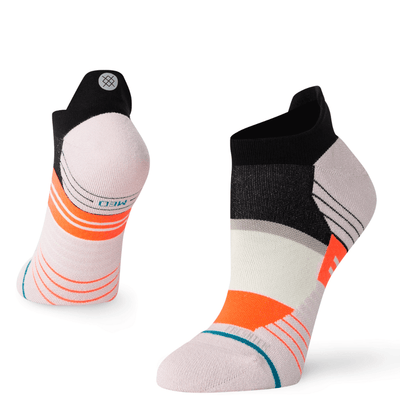 Stance Women's Run Aptitude Light Cushion Tab Socks - BlackToe Running#colour_lilac-ice