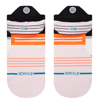 Stance Women's Run Aptitude Light Cushion Tab Socks - BlackToe Running#colour_lilac-ice