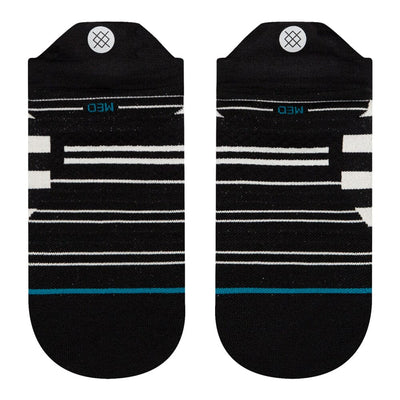 Stance Women's Run Lane Ultralight Cushion Tab Socks - BlackToe Running#colour_black