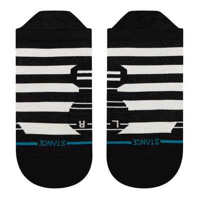 Stance Women's Run Lane Ultralight Cushion Tab Socks - BlackToe Running#colour_black