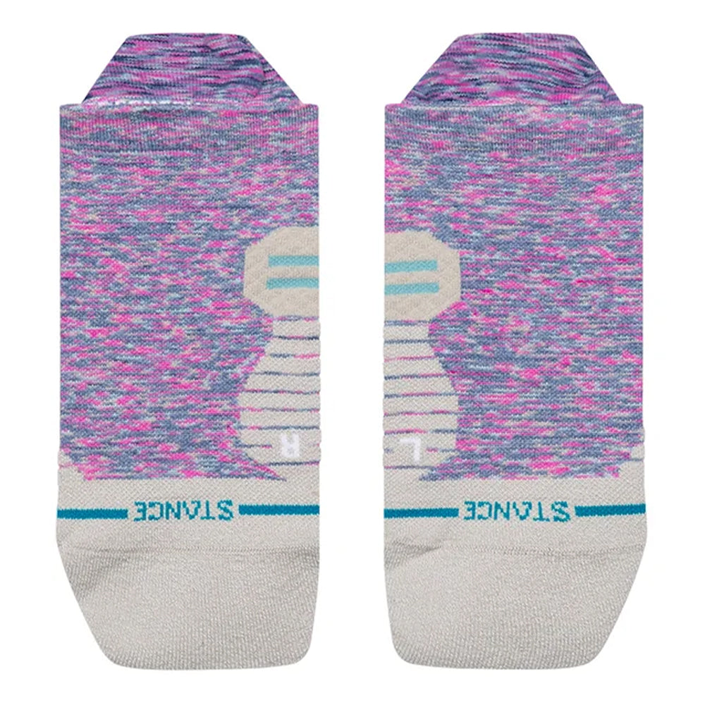Stance Women's Marshy Light Cushion Tab Socks - BlackToe Running#colour_fuschia