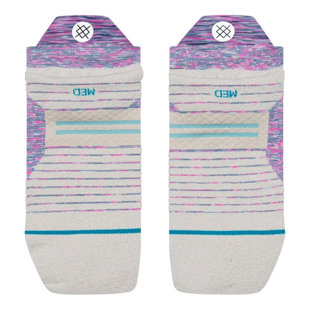 Stance Women's Marshy Light Cushion Tab Socks - BlackToe Running#colour_fuschia