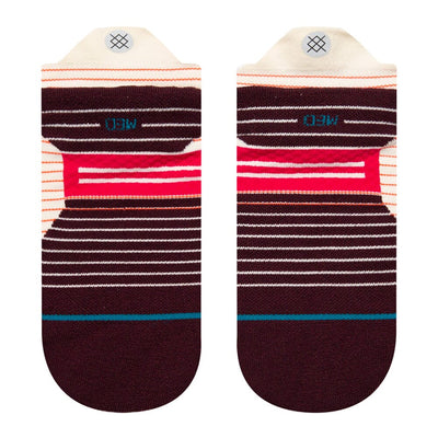 Stance Women's Run Micro Light Cushion Tab Socks - BlackToe Running#colour_magenta