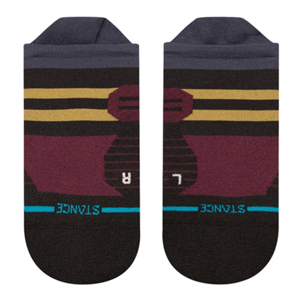 Stance Women's Run So Sporty Light Cushion Tab Socks - BlackToe Running#colour_black