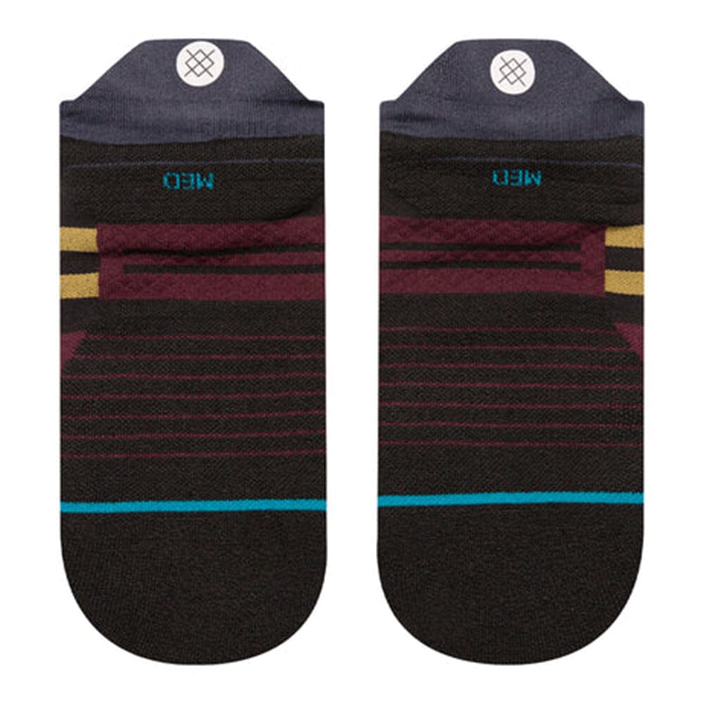 Stance Women's Run So Sporty Light Cushion Tab Socks - BlackToe Running#colour_black