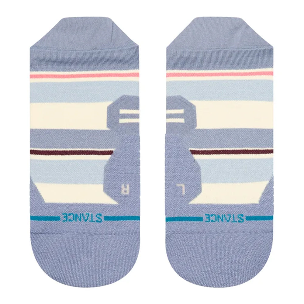 Stance Women's Milo Light Cushion Tab Socks - BlackToe Running#colour_blue